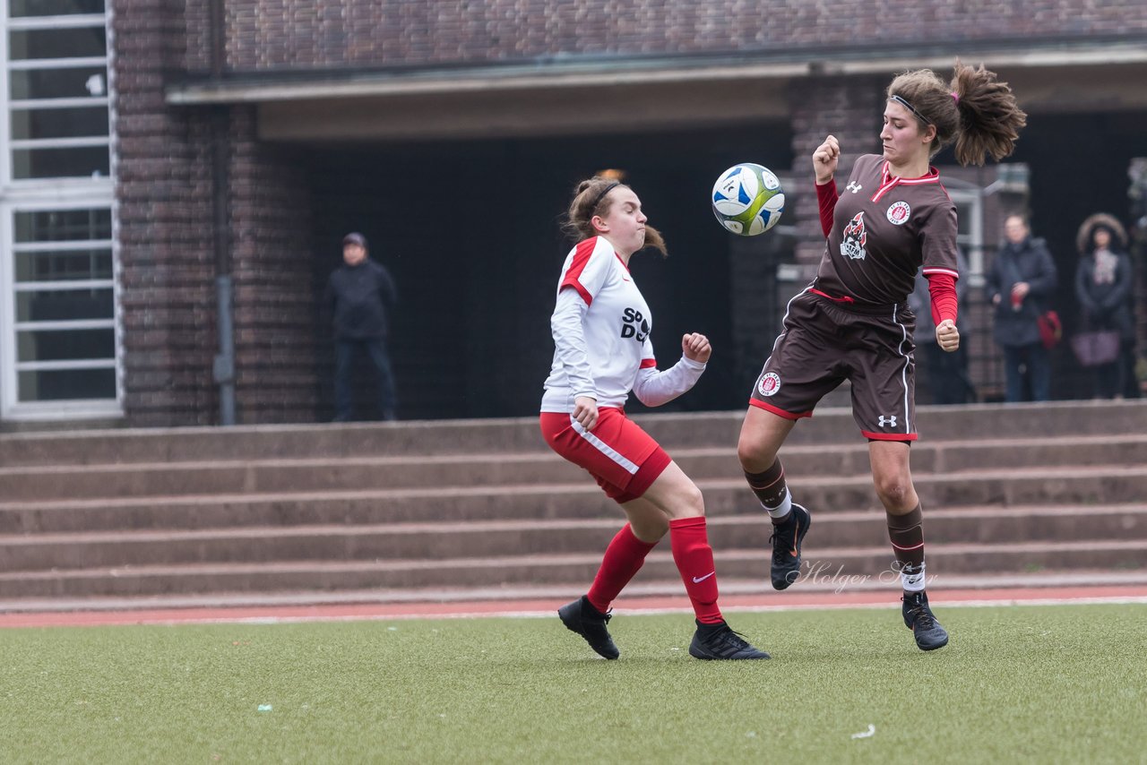 Bild 376 - B-Juniorinnen Walddoerfer - St.Pauli : Ergebnis: 4:1